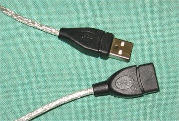 Connettori USB, maschio e femmina