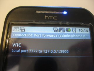 Tunnel Ssh Vnc con Android